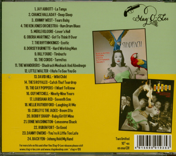 Shadrach And Boomstix! - Exotic Blues & Rhythm Vol. 9&10 (CD)