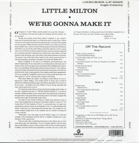 We're Gonna Make It (LP)