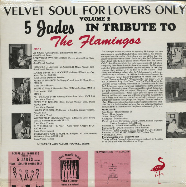 Velvet Soul For Lovers Only - In Tribute To The Flamingos Vol.2 (LP)