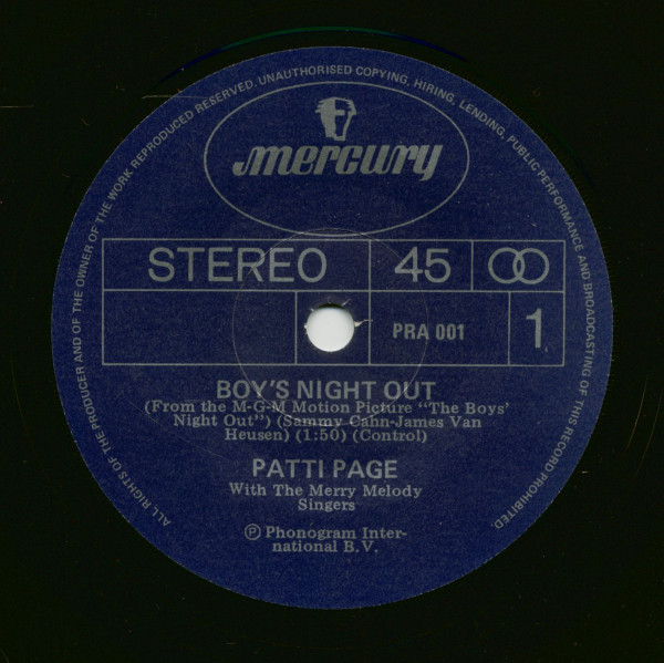 Boy's Night Out - Three Fools (7inch, 45rpm, SC)