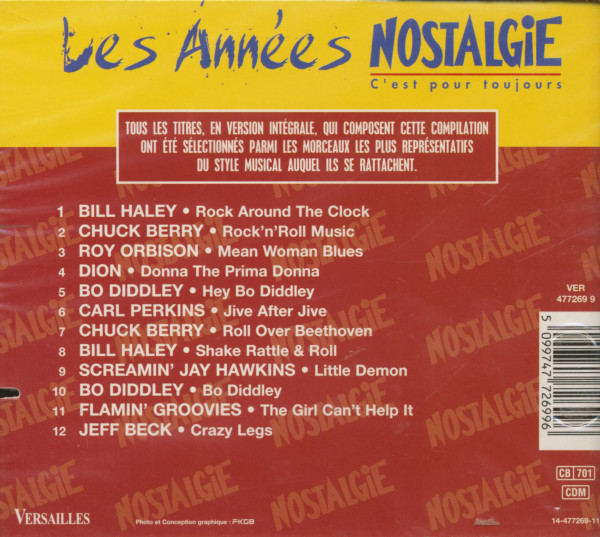 Rock 'N' Roll - Les Annees Nostalgie (CD, Cut-Out)