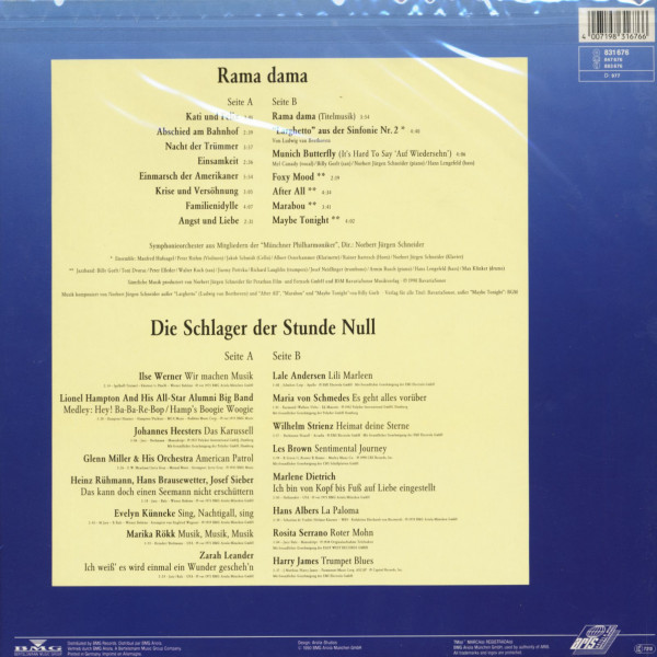 Rama Dama Soundtrack - Die Schlager der Stunde Null (2-LP)