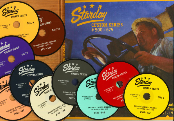 Starday Custom Series #500 - 675 (10-CD Box)