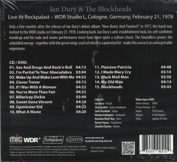 Live At Rockpalast 1978 (CD + DVD)