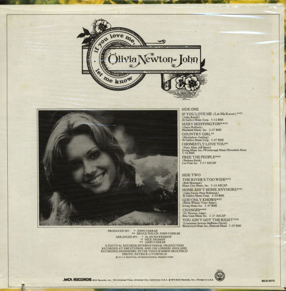 If You Love Me Let Me Know (LP, Cut-out)