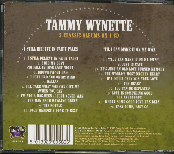 I Still Believe In Fairy Tales - 'Til I Can Make It On My Own (CD)