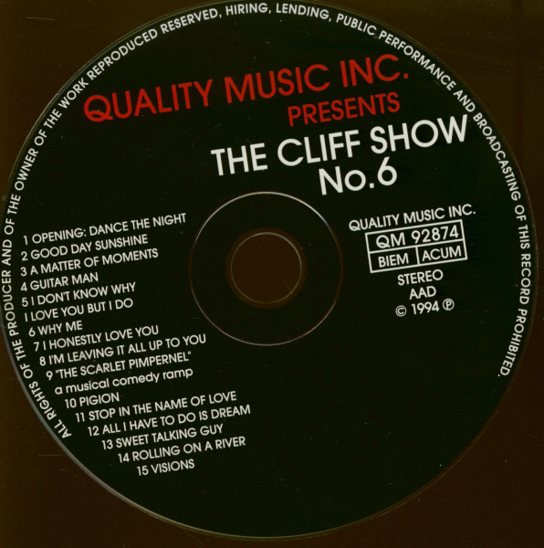 It's Cliff Richard - Show No.6 (CD)