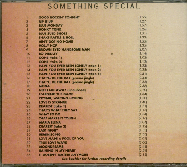 Something Special From Buddy Holly (CD)