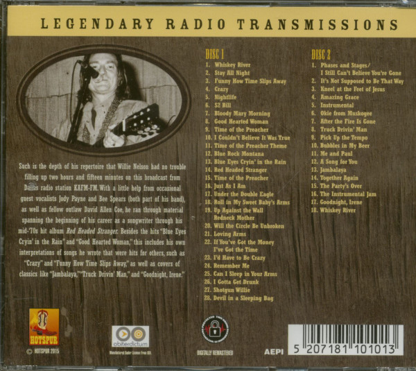 Live Dallas Texas KAFM-FM Radio Show (2-CD)