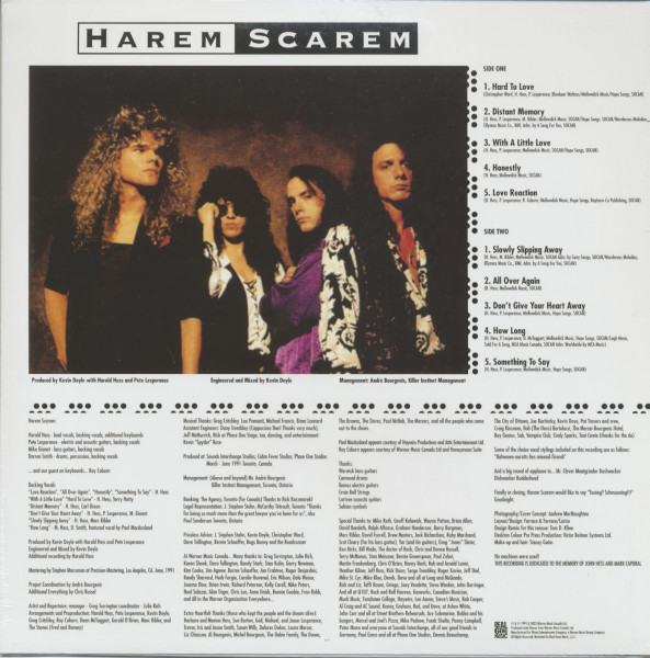 Harem Scarem (LP, colored Vinyl), Ltd.)