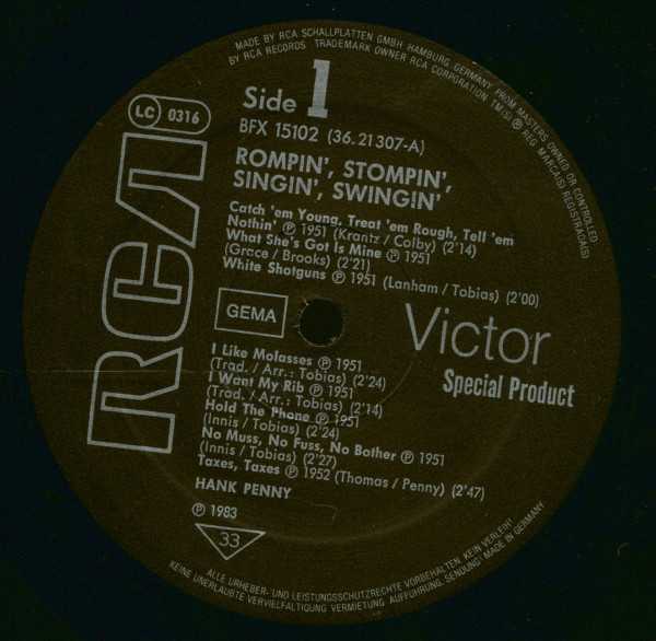 Rompin', Stompin', Singin', Swingin' (LP)
