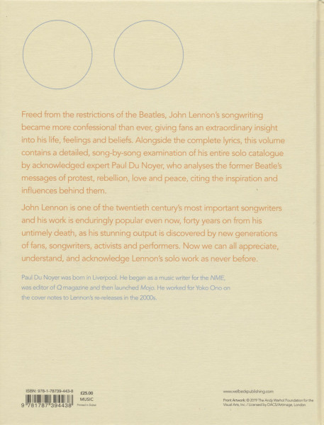 The Complete John Lennon Songs - All the Songs. All the Stories. All the Lyrics. 1970-80