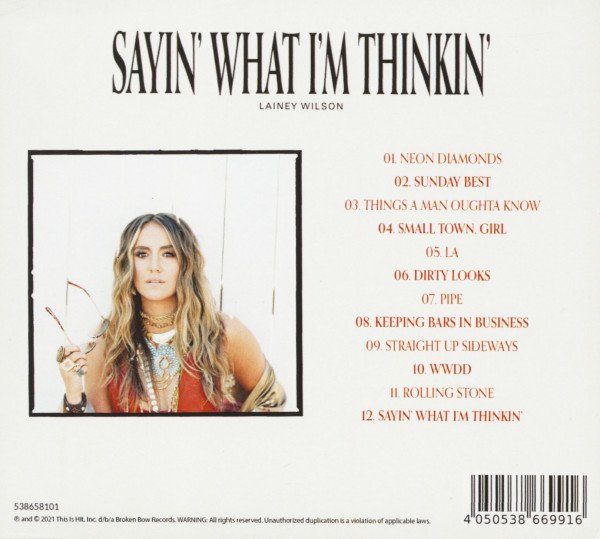 Sayin' What I'm Thinkin' (CD)
