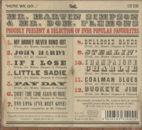 Vorschau: Mr. Martin Simpson And Mr. Dom Flemons Present A Selection Of Ever Popular Favourites (CD) Vorschau: Mr. Martin Simpson And Mr. Dom Flemons Present A Selection Of Ever Popular Favourites (CD)