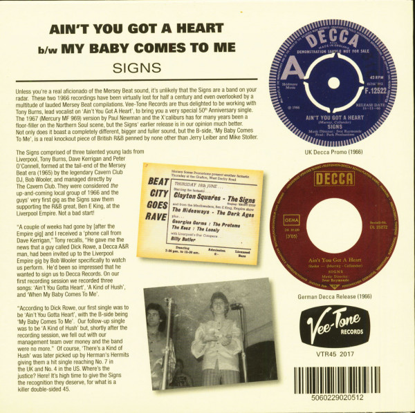 Signs - 50th Anniversary Release 1966-2016 (7inch, 45rpm, PS)
