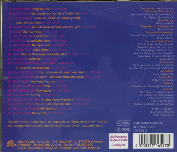 Die 70er Jahre - Polydor, Die Geschichte einer deutschen Schallplattenmarke (CD)