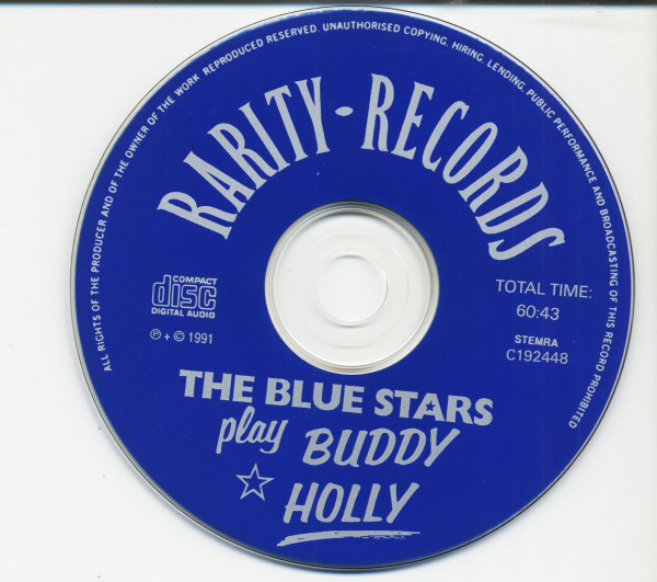 The Blue Stars Play Buddy Holly (CD)