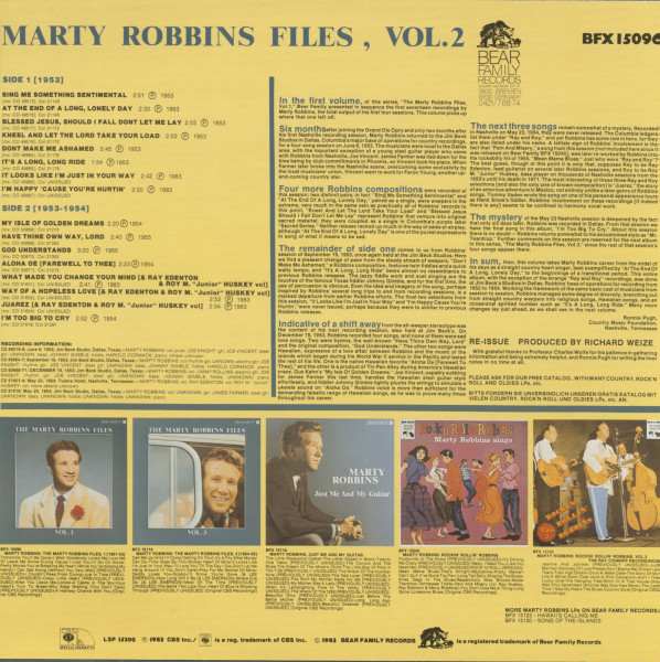 The Marty Robbins Files Vol.2 (LP)