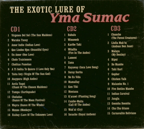 3. Bild von Yma Sumac: The Exotic Lure Of Yma Sumac (3-CD)