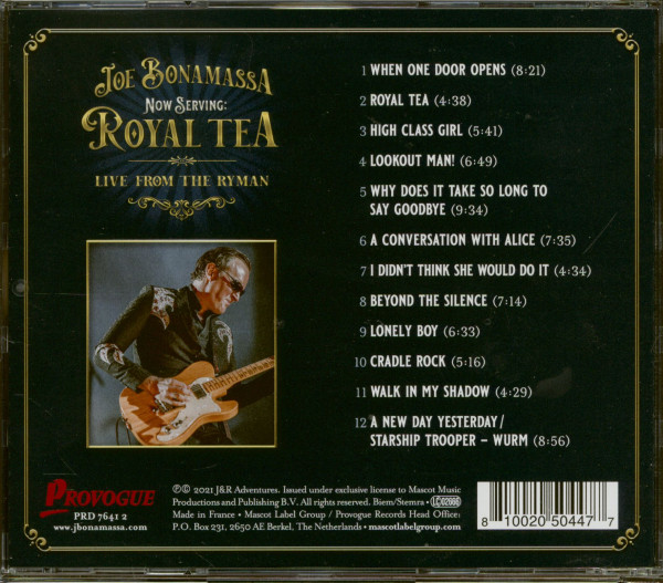 Now Serving: Royal Tea Live From The Ryman (CD)