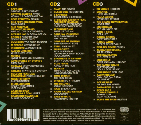 Groove Is In The Heart - 57 Old Skool Club Classics (3-CD)