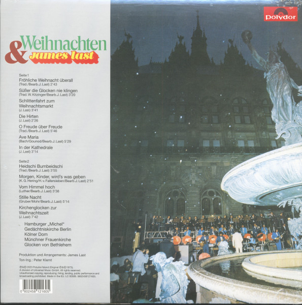Weihnachten & James Last (180g) (Limited Edition) (Red Vinyl) (LP)