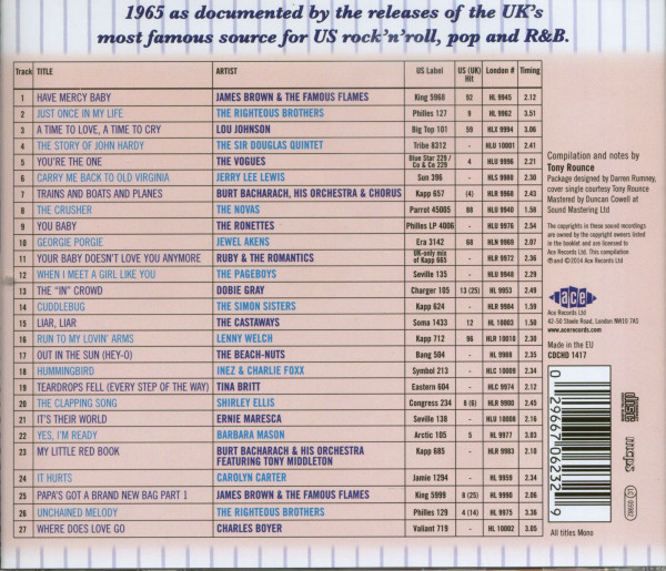 London American Label - 1965 (CD)