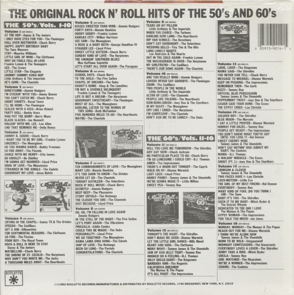 The Original Rock N' Roll Hits Of The 50's Vol.1 (LP)