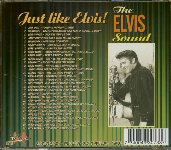 The Elvis Sound Vol.1 - Just Like Elvis (CD)