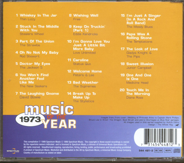 3. Bild von Various: Music Of The Year - 1973 (CD)