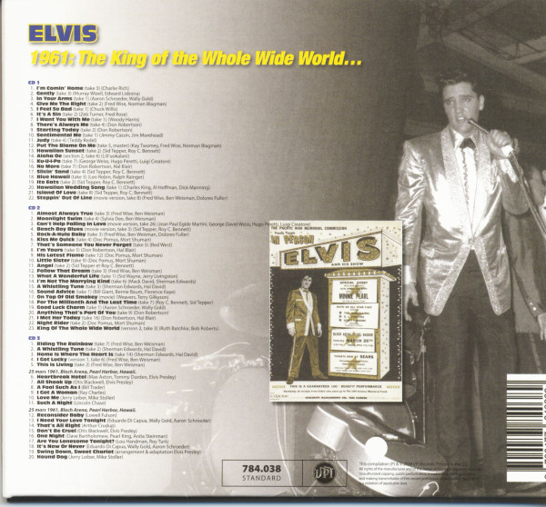 King Of The Whole Wide World ... 1961 (3-CD)