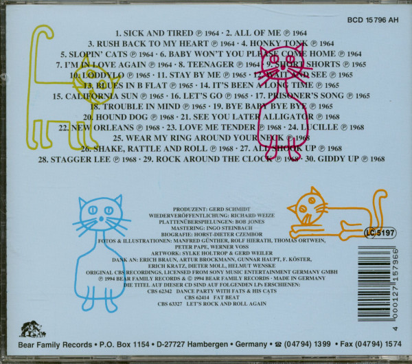 Dance Party With Fats And His Cats (CD)