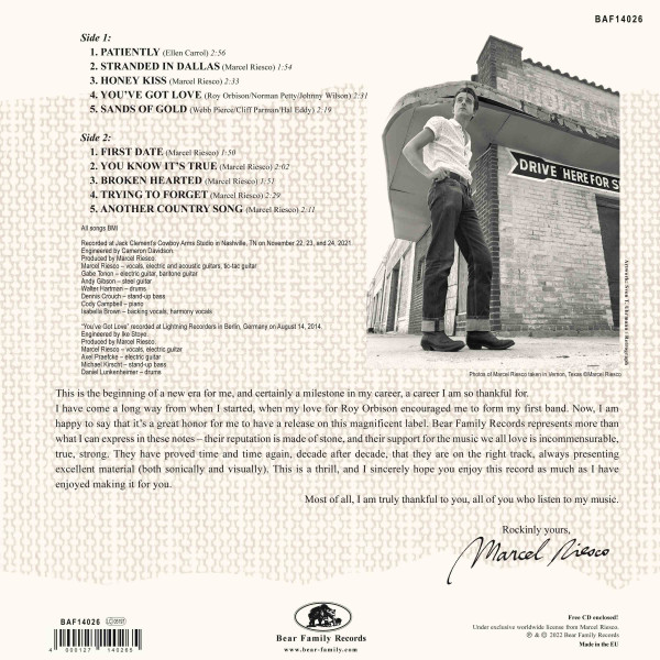 Patiently (LP & CD, 10inch, 33rpm)
