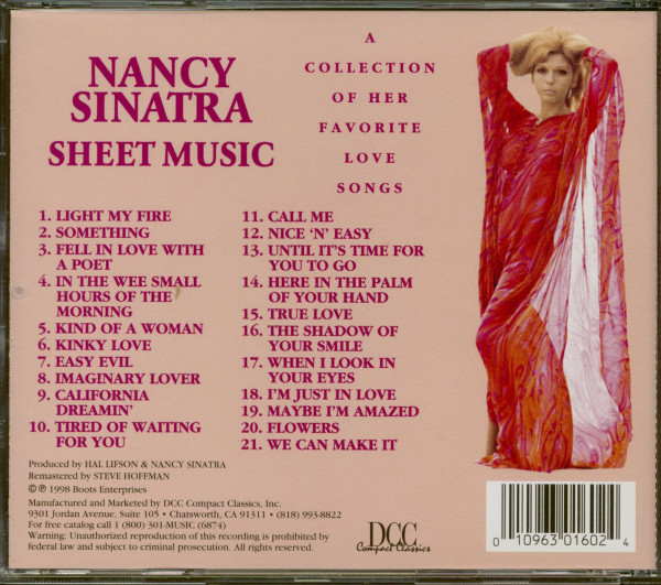 Sheet Music (CD)