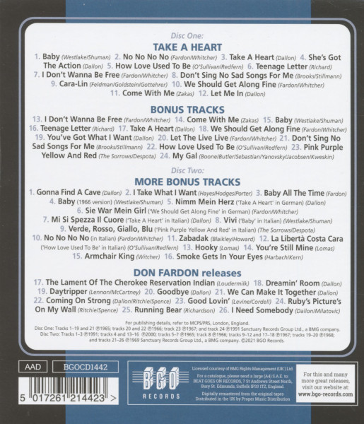 One Album - The Pye A & B Sides Plus More On Two Discs (2-CD)