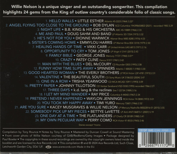 One In A Row - The Willie Nelson Songbook (CD)