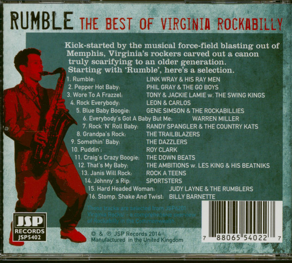 Rumble - The Best Of Virginia Rockabilly (CD)
