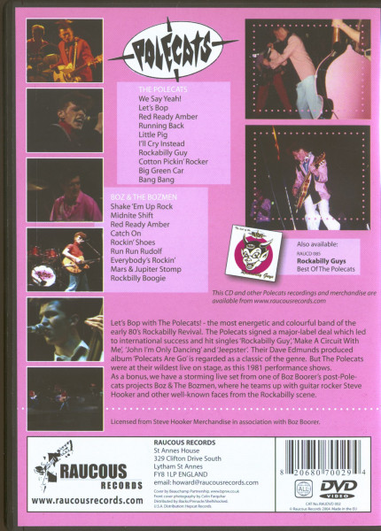 Let's Bop With The Polecats & Boz & The Bozmen (DVD)