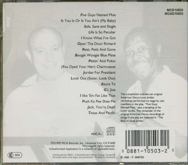 Five Guys Named Moe Vol.2 (CD)