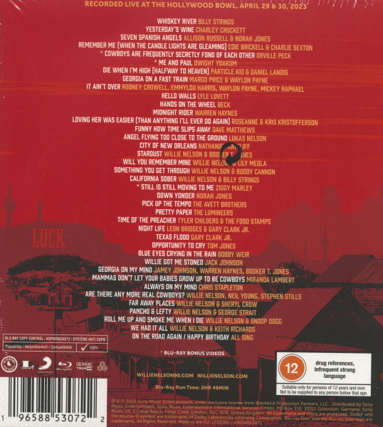 Long Story Short - Wille Nelson 90 - Live At The Hollywood Bowl (2-CD, Blu-Ray)