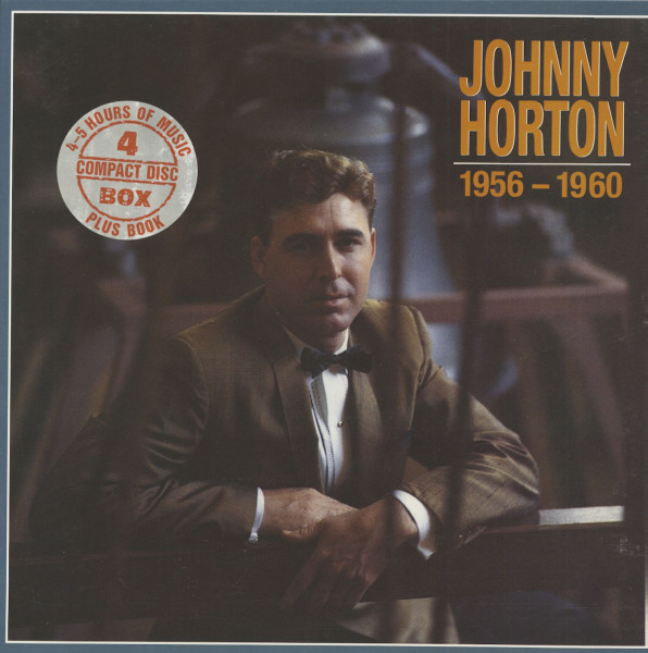 Johnny Horton Box Set 1956 1960 4 Cd Box 124 Page Book