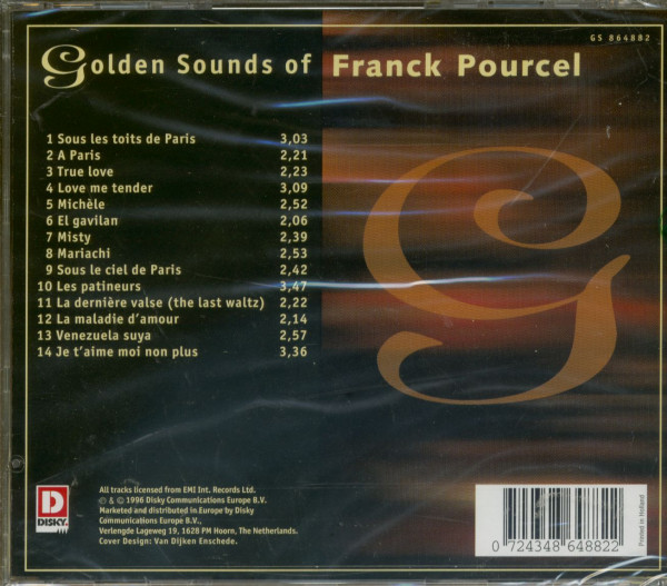 Golden Sounds Of Franck Pourcel (CD)