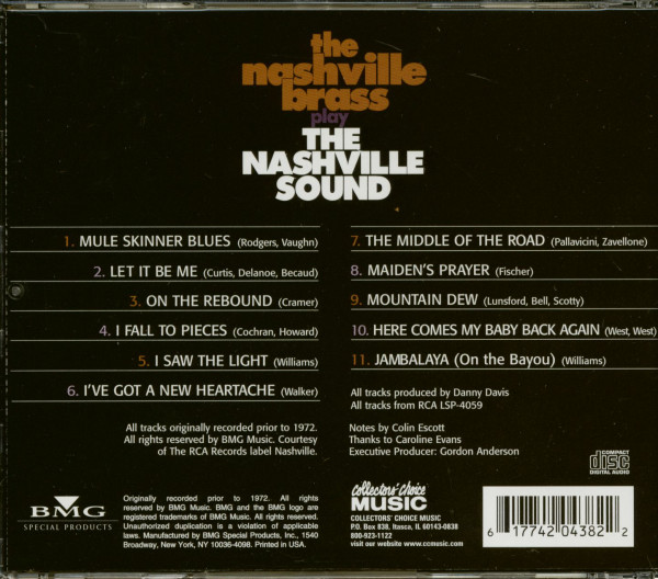 3. Bild von The Nashville Brass: The Nashville Sound (CD)