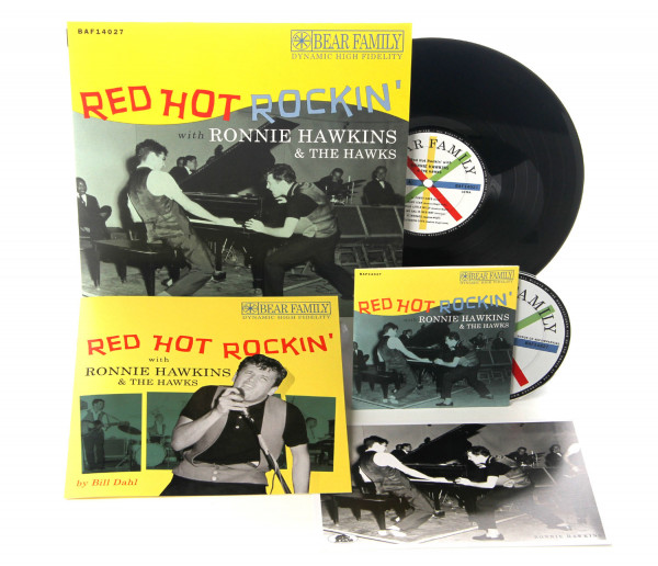 Red Hot Rockin' with Ronnie Hawkins (LP & CD, 10inch, 45rpm)
