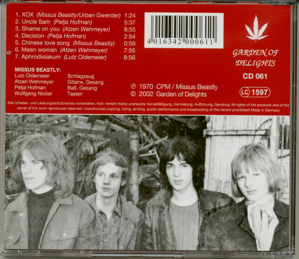 Missus Beatly (CD)