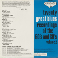 Vorschau: 20 Great Blues Recordings, Vol.2 (LP) Vorschau: 20 Great Blues Recordings, Vol.2 (LP)