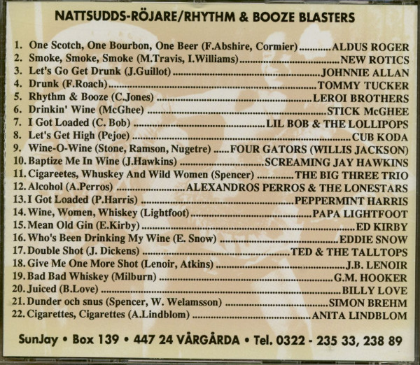 Nattsudds Röjare - Rhythm & Booze Blasters (CD)