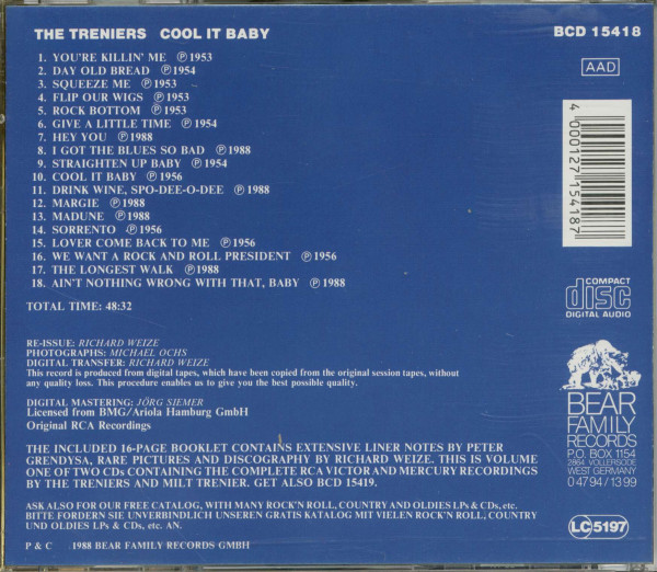 Cool It Baby (CD)