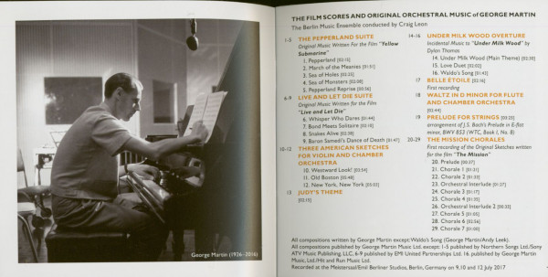 The Film Scores And Original Orchestral Music Of Geroge Martin (CD)