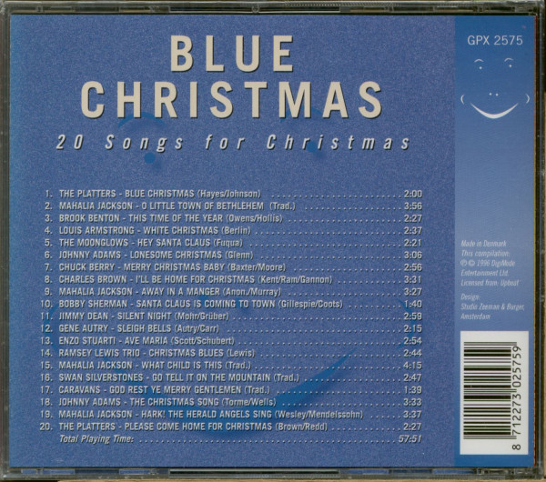 3. Bild von Various: Blue Christmas - 20 Songs For Christmas (CD)